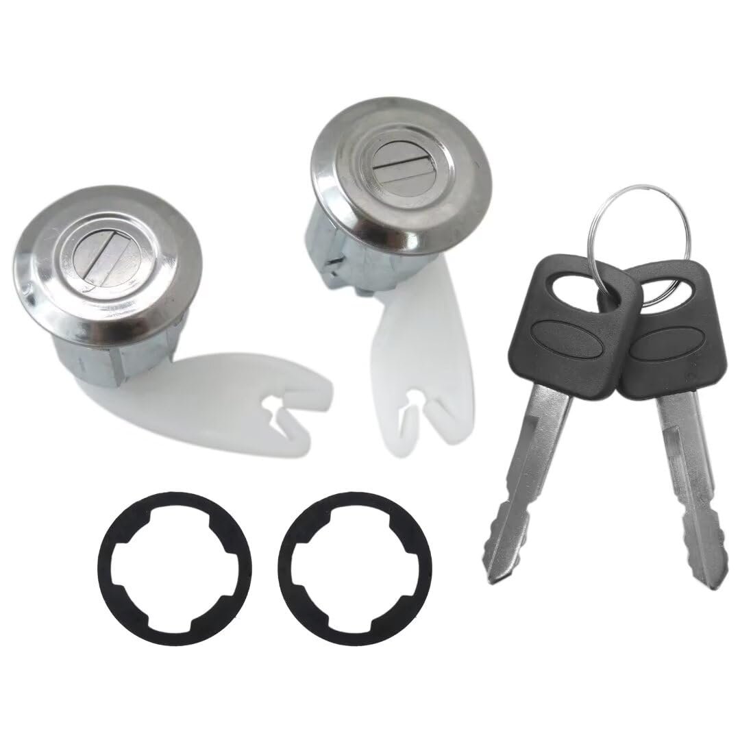 Blue Elf Door Lock Cylinder W Keys Set New F2uz1522050a For Ford F-150 1996 Standard Cab Pickup
