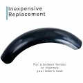 Alveytech Matte Black Front Fender For Baja Mb200 Massimo Mini Bikes