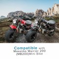 Alveytech Matte Black Front Fender For Baja Mb200 Massimo Mini Bikes