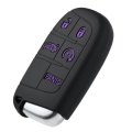 Purple Slash Silicone Key Fob Cover Case Protector For Dodge Charger Challenger Srt Hornet R T Dart Durango Journey Replacement
