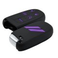 Purple Slash Silicone Key Fob Cover Case Protector For Dodge Charger Challenger Srt Hornet R T Dart Durango Journey Replacement