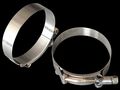 2x 3 Stainless Steel T-bolt Clamps Turbo Piping Hose 