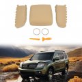 Kuafu Center Console Armrest Cover Door Compatible With 2009-2015 Honda Pilot Lid Front Panel Beige