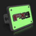 Ipick Image Made For Ford F-150 Fx4 Off-road 3d Logo Night Glow Luminescent Billet Aluminum 2 Inch Tow Hitch Cover