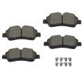 Rear Disc Brake Pad Set D1775 Metal 4pcs With Hardware For Ford Transit 150 250 350 And Hd 2015 2019 