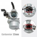 Anxingo 22mm Pz22 Carburetor Kit Replacement For 110cc 125cc Ssr Crf50 Predators Go Karts Pit Dirt Bike For Taotao Atv Pz22