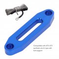 Penrux Synthetic Winch Rope Fairlead Aluminum Hawse Wear Resistant Compact Avoid Entanglement For Utv 4000lb