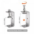 Uxcell Stainless Steel C-clamp With 120mm Wide Jaw Opening For Woodworking Welding Building Household Mount