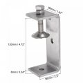 Uxcell Stainless Steel C-clamp With 120mm Wide Jaw Opening For Woodworking Welding Building Household Mount