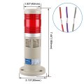 Baomain Alarm Warning Flash Light 110v Ac Industrial Buzzer Red Led Signal Tower Lamp Ltp-502wj