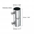 Emt Coupling 16mm 5 8 Inch Set Screw Conduit Fittings 47mm Length Electrical Pipe Connector 0 7mm Wall Thick 10 Pack