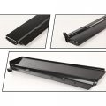 G-plus Front Rear Painted Bumper Fillers 11pcs Abs Plastic Vehicle Set Compatible With 1979-1985 Cadillac Eldorado Black