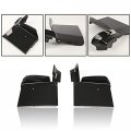 G-plus Front Rear Painted Bumper Fillers 11pcs Abs Plastic Vehicle Set Compatible With 1979-1985 Cadillac Eldorado Black