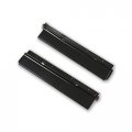 G-plus Front Rear Painted Bumper Fillers 11pcs Abs Plastic Vehicle Set Compatible With 1979-1985 Cadillac Eldorado Black