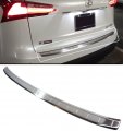 Cuztom Tuning Brushed Steel Rear Bumper Tailgate Trim Sill Protector Cover Guard Compatible With For 2015-2019 Lexus Nx200t