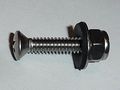 Boat Deck Plate Bolts And Screws 8 In To 10 Grade 8 Stainless Steel Phillips Oval Head With Rubber Backed Washers Nylon Lock