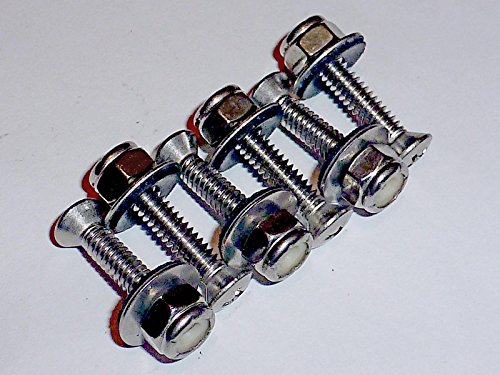 Boat Deck Plate Bolts And Screws 8 In To 10 Grade 8 Stainless Steel Phillips Oval Head With Rubber Backed Washers Nylon Lock