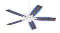 Tie Dye Spine 104 Ceiling Fan Skin Kit Fits Most 42 Inch Fans Fan And Blades Sold Separately 