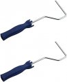 Wooster Brush R012-4 Mini-koter Roller Frame 12 In L Plastic Threaded Grip Handle Blue Galvanized 4 Inch Bule Set 2 