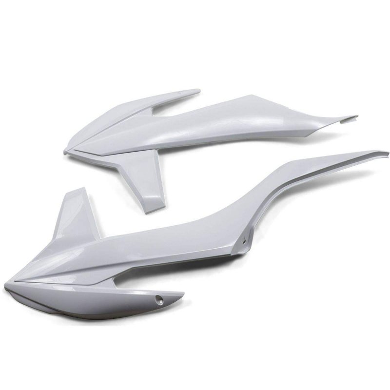 Powerflow Radiator Shrouds White For 19-22 Ktm 250sxf Model 1cyc-1905-42