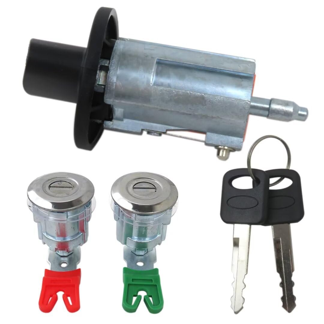 Door Lock Cylinders Ignition Switch Keys Set Fit For Ford Ranger Splash Extended Cab Pickup 2-door 2 3l 140cu In L4 Gas Sohc