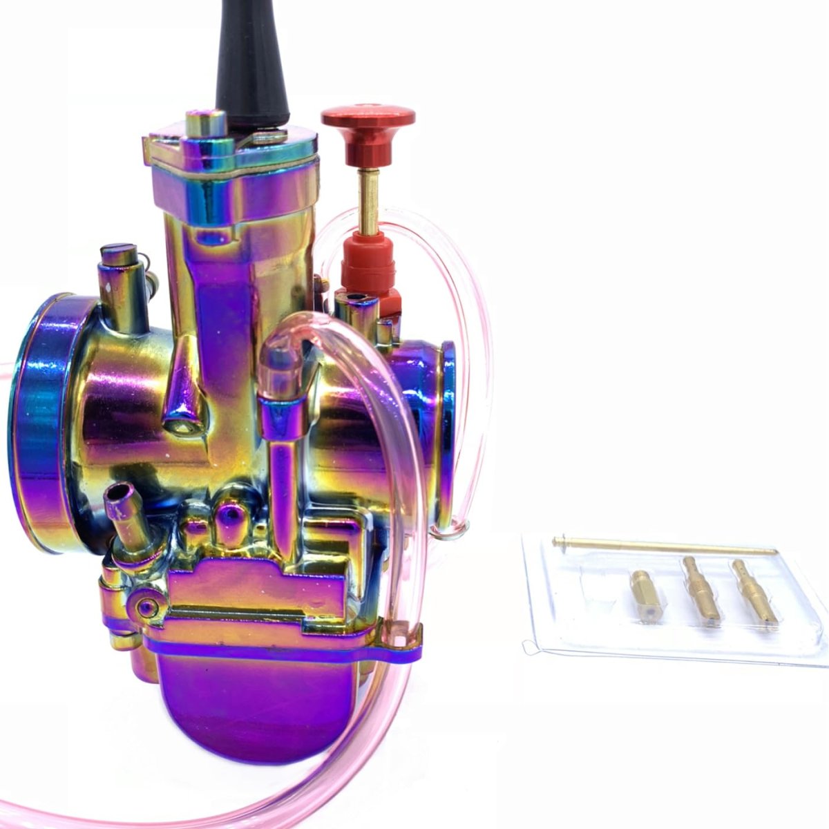 Pwk Carburetor 32mm Racing Carb For 2t 4t Engine Dirt Bike Motocross Motorcycle Scooter Atv Quad Colorful Aluminum With Fuel