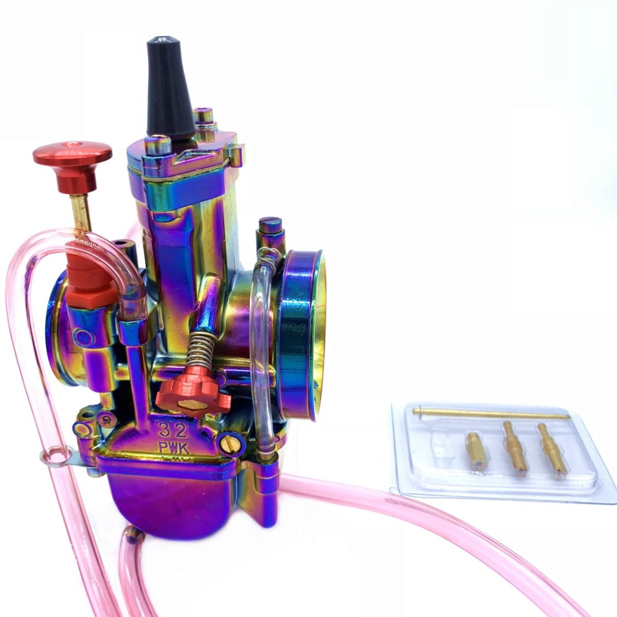 Pwk Carburetor 32mm Racing Carb For 2t 4t Engine Dirt Bike Motocross Motorcycle Scooter Atv Quad Colorful Aluminum With Fuel