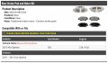 Rear Ceramic Brake Pads And Rotor Kit Compatible With 2011-2013 Kia Optima Sxl 2 0l 4-cylinder