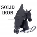 Httmt Horse Head Wall Hanging Mount Heavy Cast Solid Iron Handcrafted Antique Doorbell