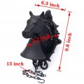 Httmt Horse Head Wall Hanging Mount Heavy Cast Solid Iron Handcrafted Antique Doorbell