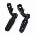 Hongk- Black 2 5 Short Foot Peg Kit 1 25 Engine Guard Compatible With Shadow 400 Steed400 B01n75xcbh