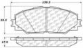 Centric Parts Inc 105 12100 Ceramic Brake Pads 