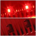 Chrome Housing Red Lens 3d Led C-shape Bar Tail Brake Lights Compatible With Ford F150 97-03 F250-f550 Super Duty 99-07
