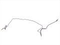 46240-zl80a Brake Front Right Hand Tube Assembly Replaces 46240-ea00a 