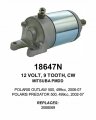 Epartsglobal Starter Fits Polaris Atv Predator Outlaw 500 2003-2007 New 18647