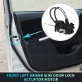 Front Left Driver Side Power Door Lock Actuator Motor With Cable For Kia Sorento 2009 2011-2014 Latch Assembly Replace No
