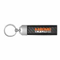 Ipick Image 100 Real Carbon Fiber Leather Strap Key Chain With Black Stitching For Hemi 5 7 Liter