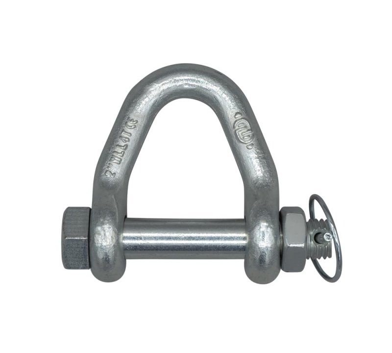 Web Sling Shackle 4 Pack With Quick Pin 2 In 8000 Lbs Wll White Blue Zinc For Recovery Straps Auto Hauling And Towing