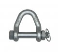 Web Sling Shackle 4 Pack With Quick Pin 2 In 8000 Lbs Wll White Blue Zinc For Recovery Straps Auto Hauling And Towing