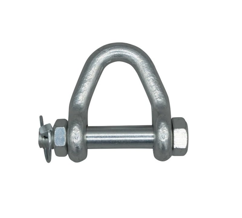 Web Sling Shackle 4 Pack With Quick Pin 2 In 8000 Lbs Wll White Blue Zinc For Recovery Straps Auto Hauling And Towing