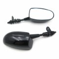 Httmt Mt252-012- Mini Racing Mirror Compatible With Suzuk Katana 600 750 Gsxr600 1000 1100 Hayabusa Black