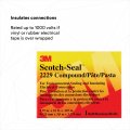 3m Electrical Markets Division Scotch-seal Mastic Tape Compound 2229 3-3 4 In X 10 Ft 1 Roll Carton Black