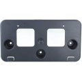 Front License Plate Bracket For Ford Fiesta 2011 2012 2013 Hatchback Sedan Ae8z17a385aa Fo1068132 Black Plastic Standard Style 