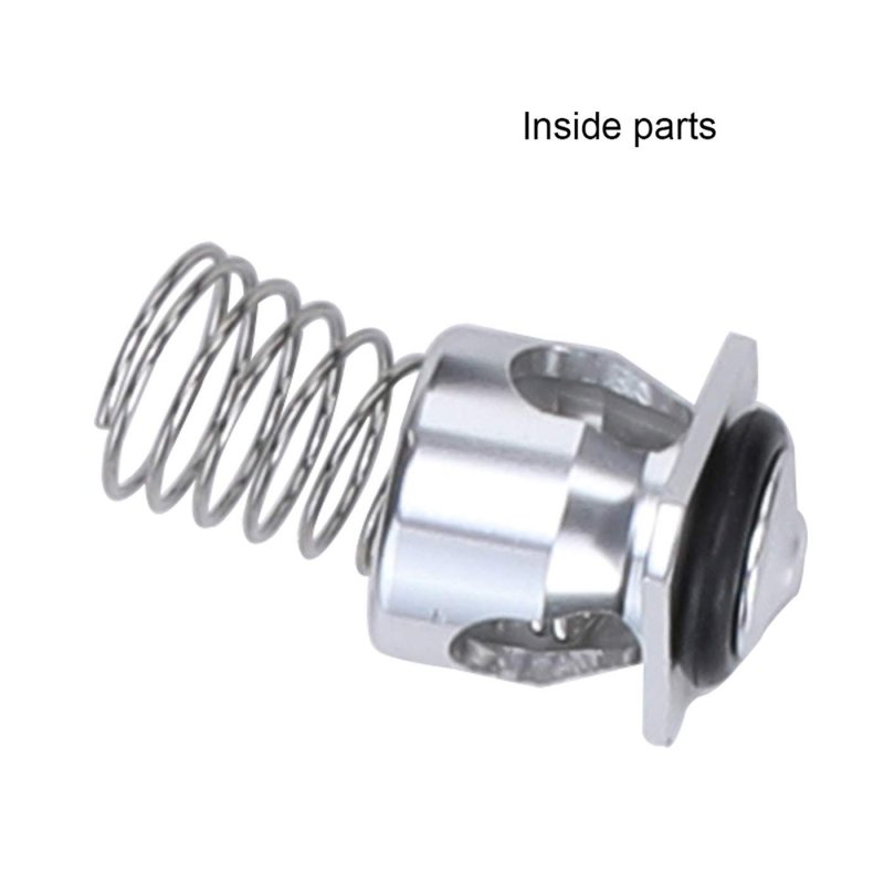 6 An Non Return One Way Inline Check Valve Fitting Aluminum Black 9 16 In X 18 Thread For Fuel And Oil Pressure Systems Model