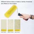Paint Roller Cover 4 Inch Big Texture Sponge Brush For Household Wall Painting Treatment 8pcs