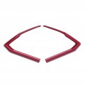 Steering Wheel Panel Trim 2pcs Cover Sequins Strip Sticker Fit For Mazda 3 Axela Cx 4 5 Red 
