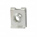 Uxcell Fit M6 Screw Manganese Steel U Clip Nut Silver Tone 19mm X 14mm 10pcs