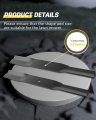38 In Deck Mower Blades For John Deere Am100946 M82408 And Lesco 050536 Set Of 2 Replacement Cutting
