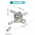 Uxcell Motorcycle Fuel Valve Petcock With Male Thread For 50cc 70cc 90cc 100cc 110cc Pit Quad Dirt Bike Atv