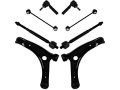 Control Arm Sway Bar Link Tie Rod Kit 8 Piece Set For 2007-2017 Jeep Patriot 
